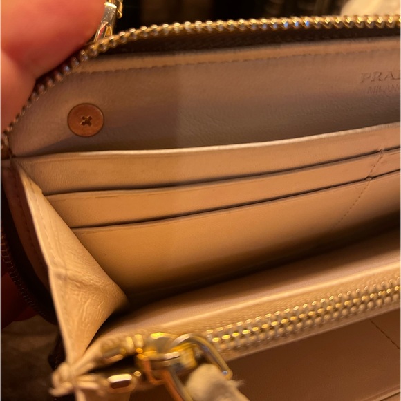 PRADA Authentic, Clutch, Bifold Wallet, Crossbody. - Picture 10 of 16